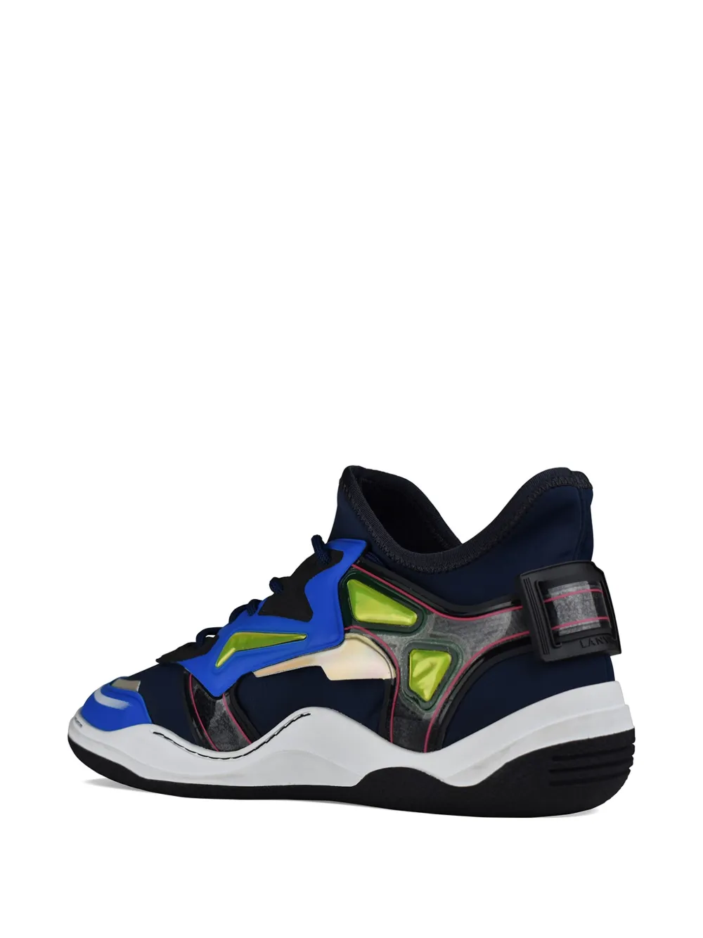 Lanvin Diver sneakers met contrasterende vlakken Blauw