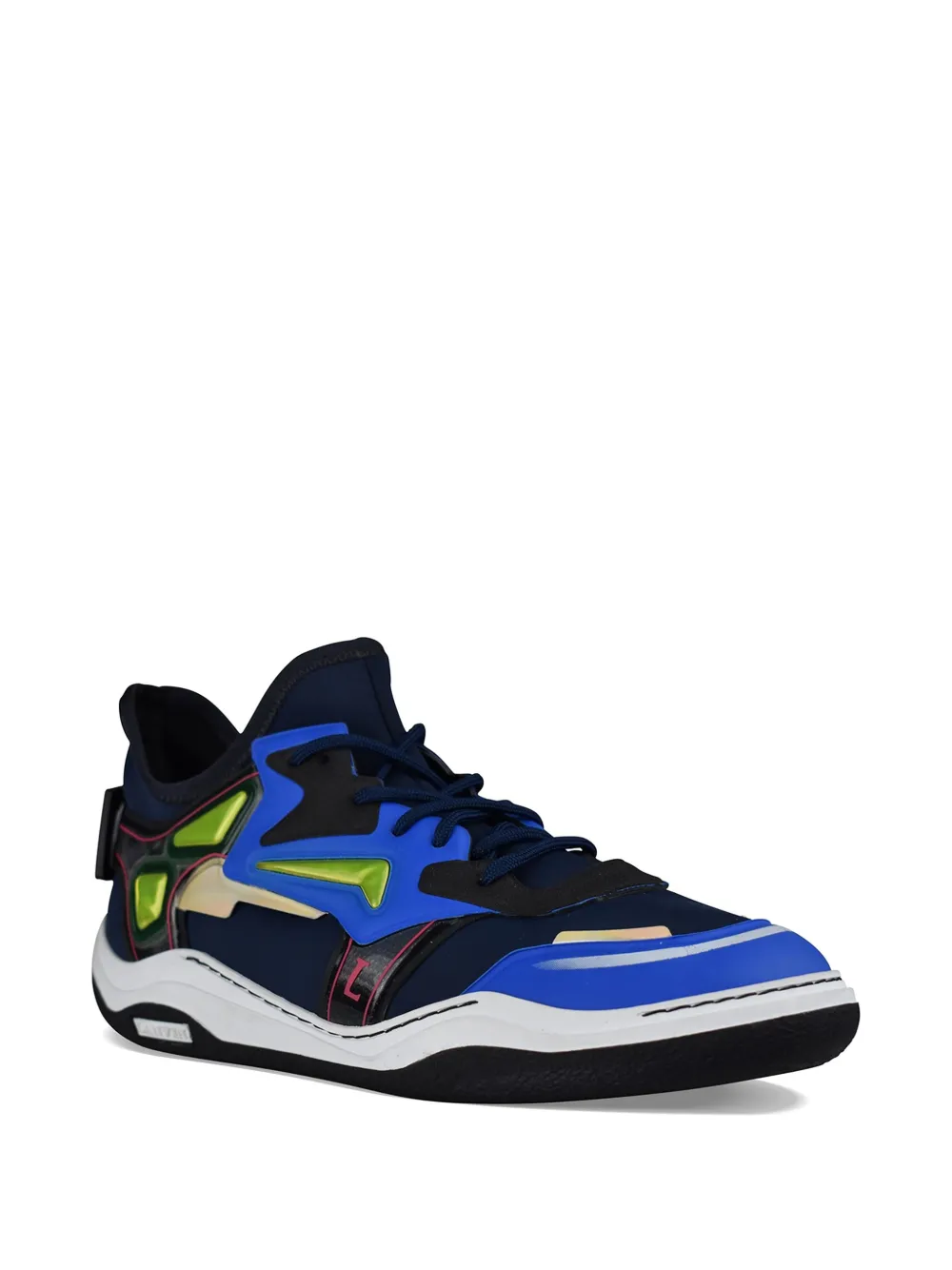 Lanvin Diver sneakers met contrasterende vlakken Blauw