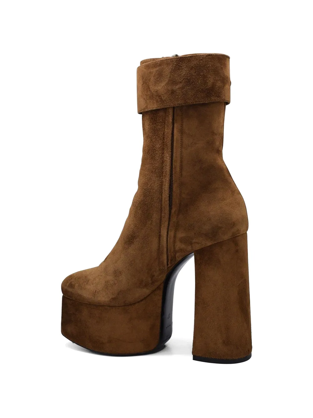 Saint Laurent Billy buckle-detail platform boots Bruin