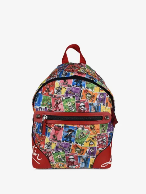 Christian Louboutin printed backpack
