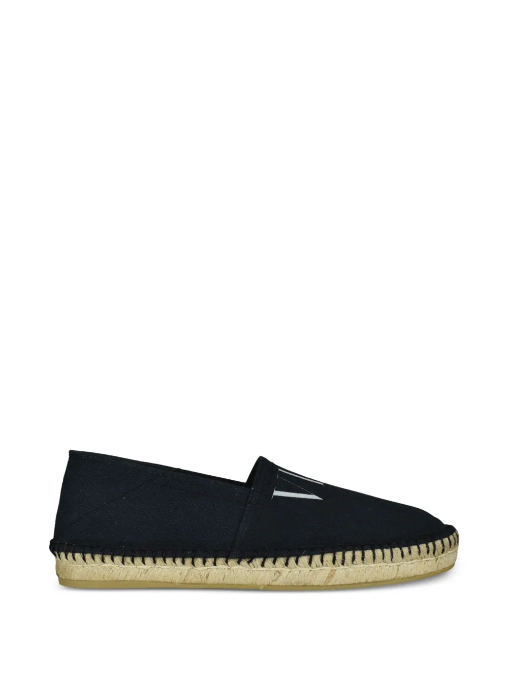 Valentino Garavani Espadrilles met logodetail Zwart