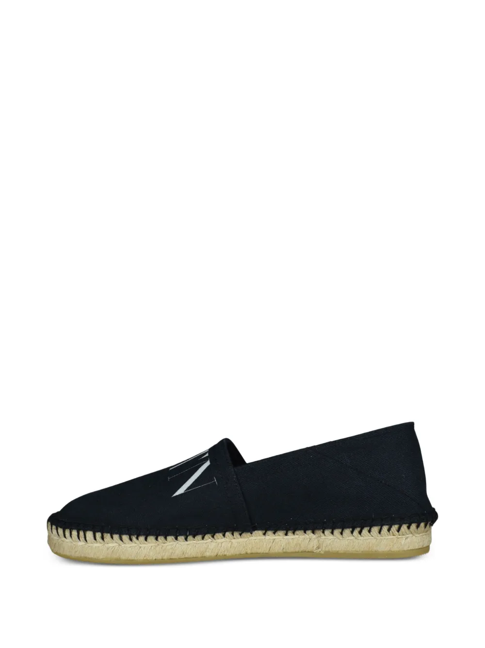 Valentino Garavani Espadrilles met logodetail Zwart