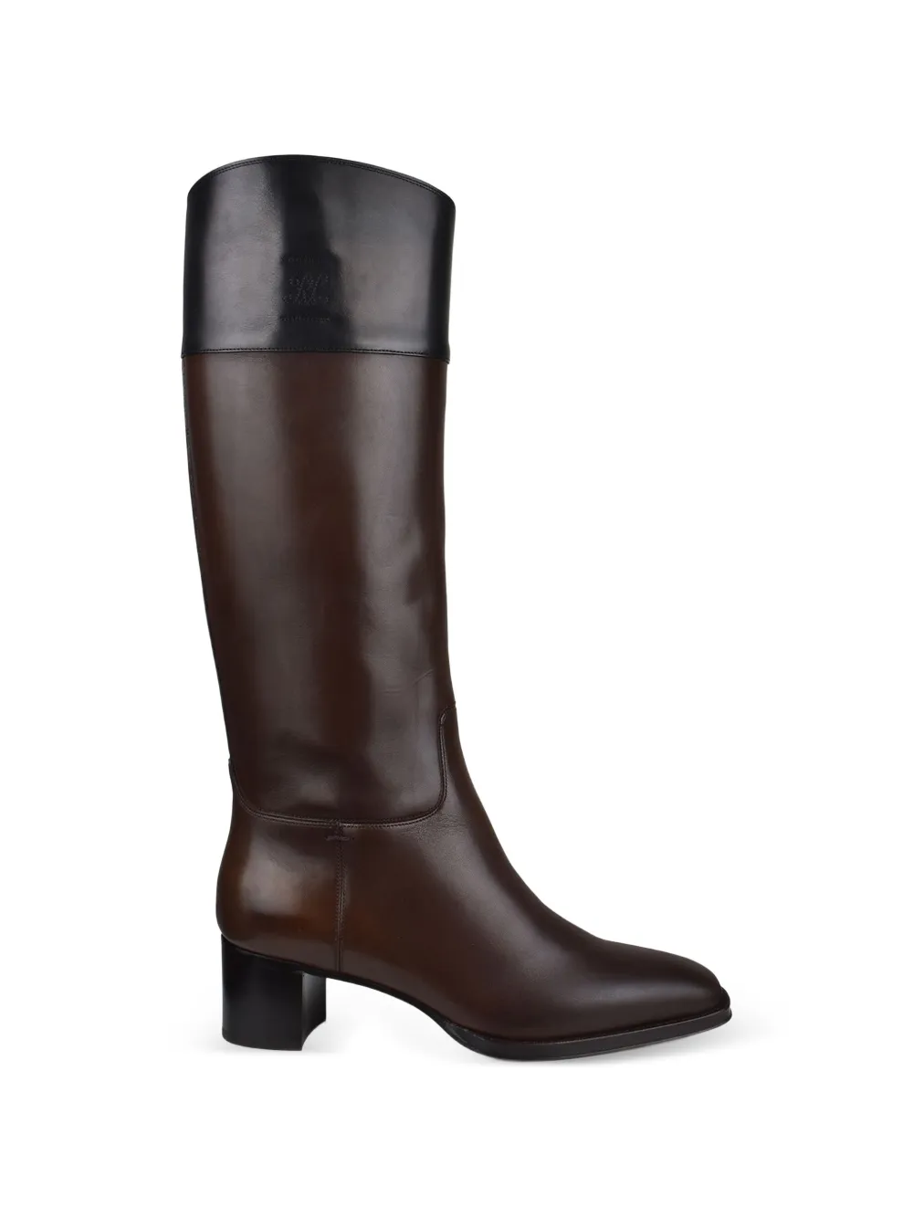 Ralph Lauren Alysha Leather Boots In Multi