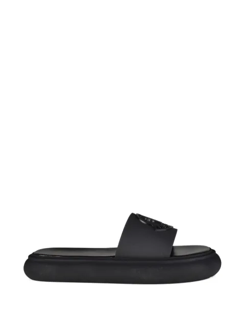 Moncler logo detail slippers