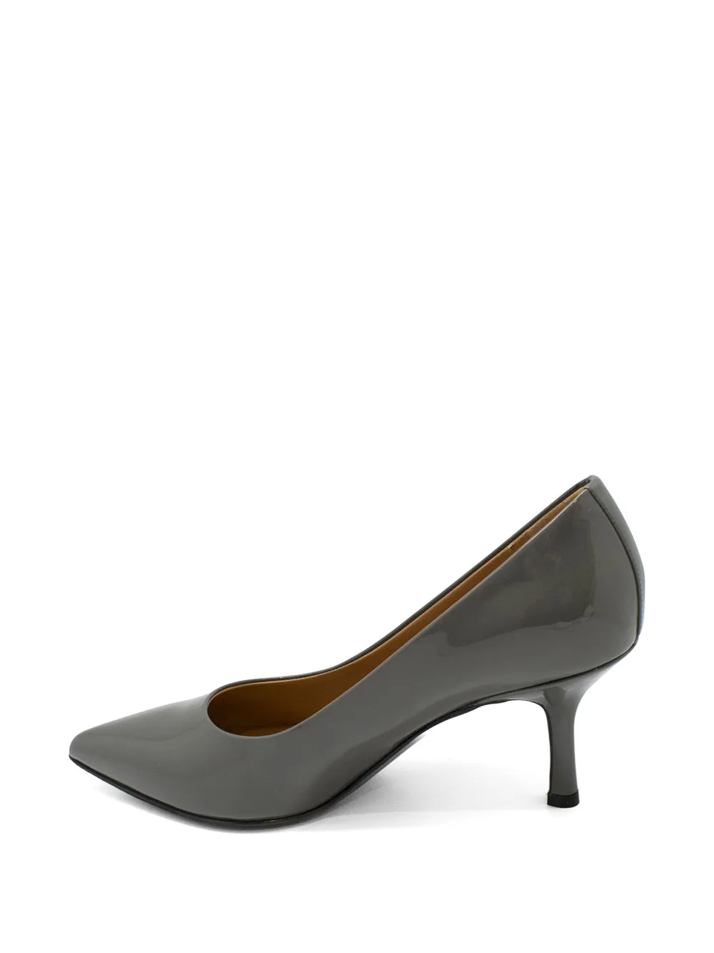 Walter Steiger Lakleren pumps Grijs