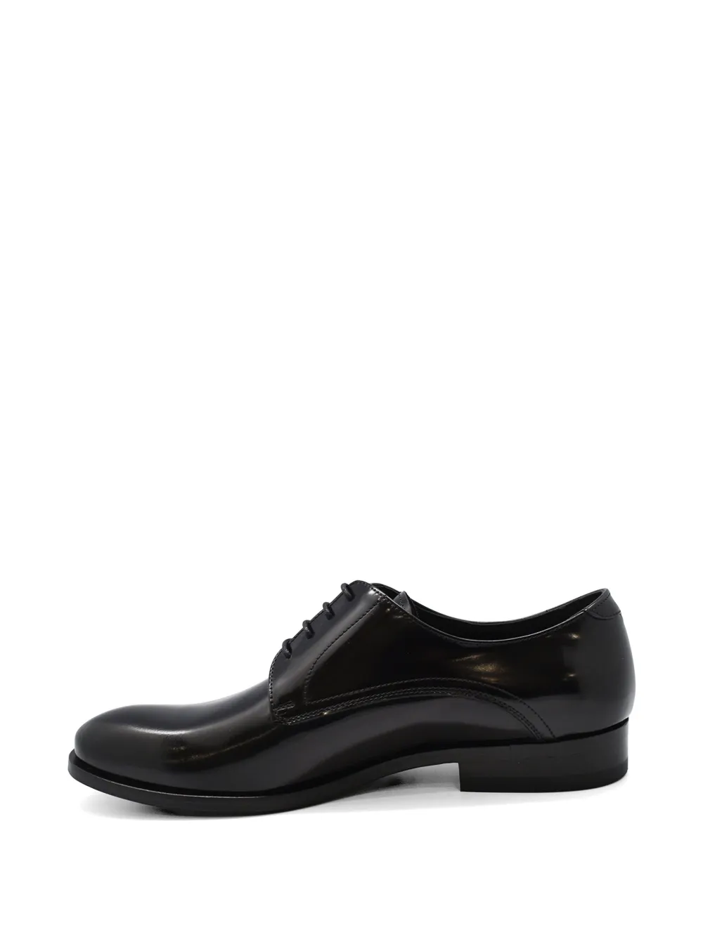 Alberto Fasciani Leren derby schoenen Zwart