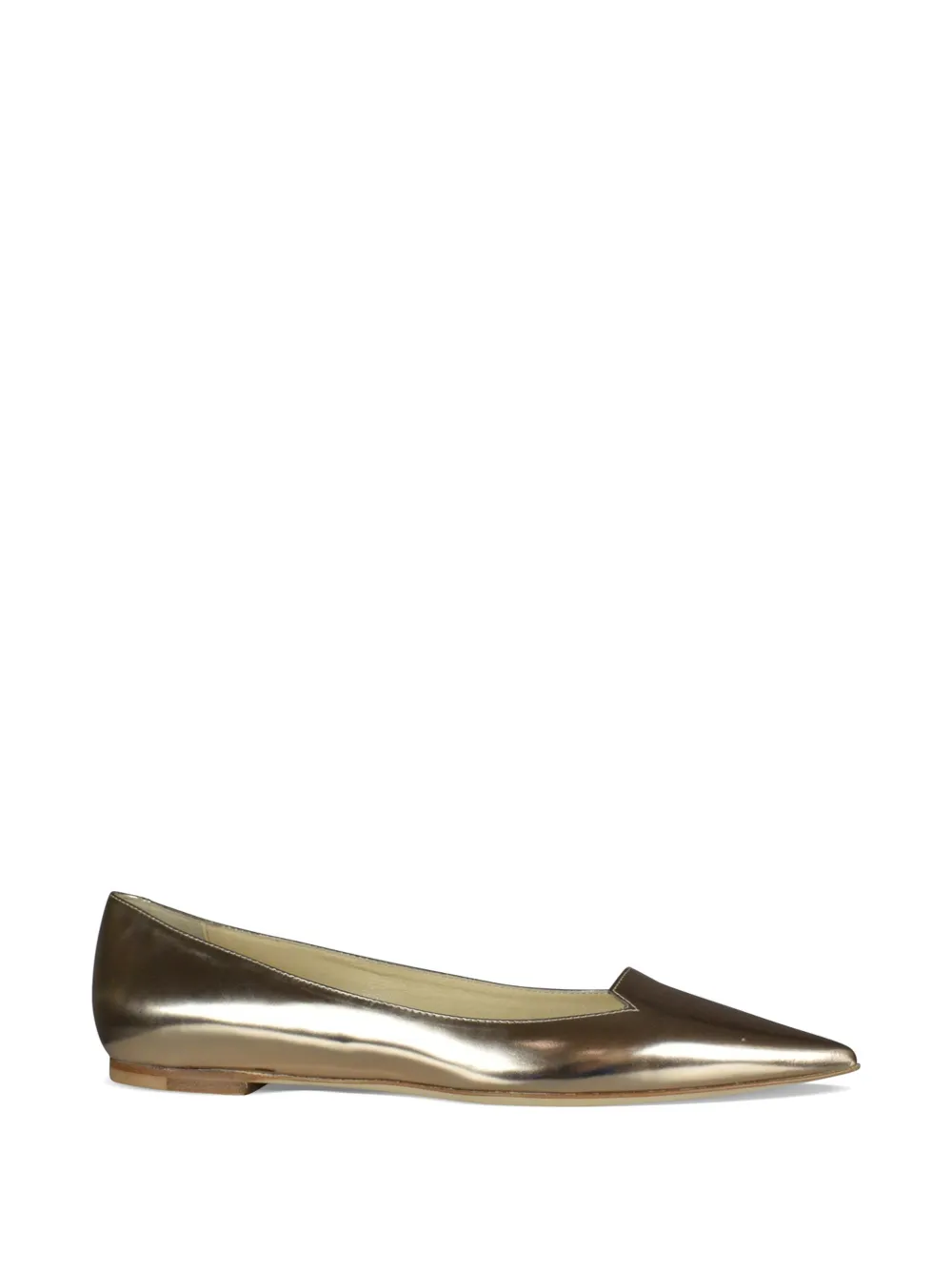Jimmy Choo Mirror ballerina's met puntige neus Goud