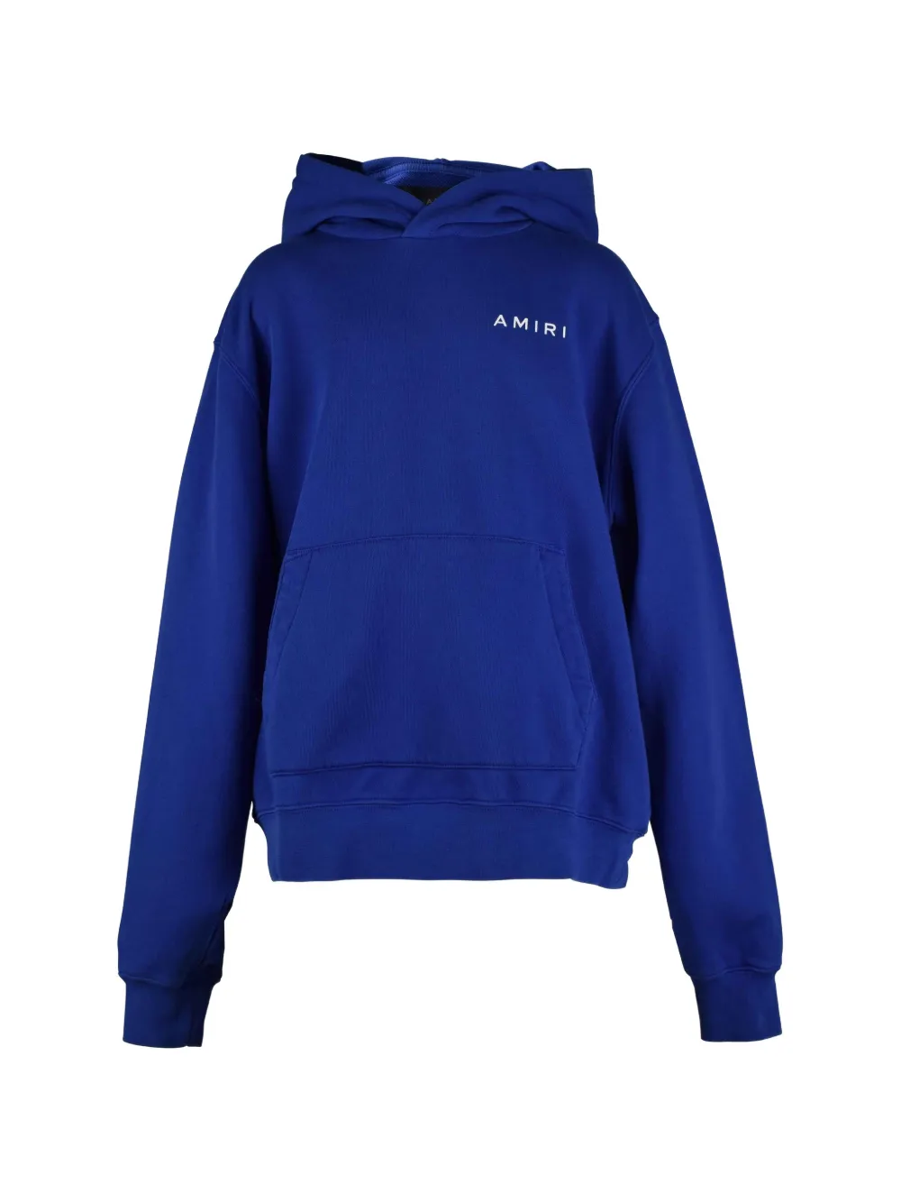 Amiri Kids' Logo Bone Detail Hoodie In Blue