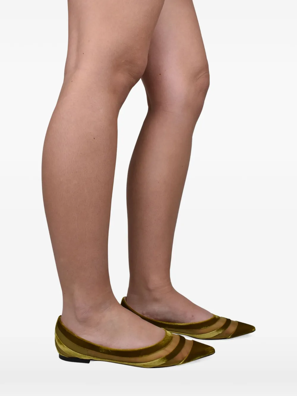 Jimmy Choo Love ballet flats Groen