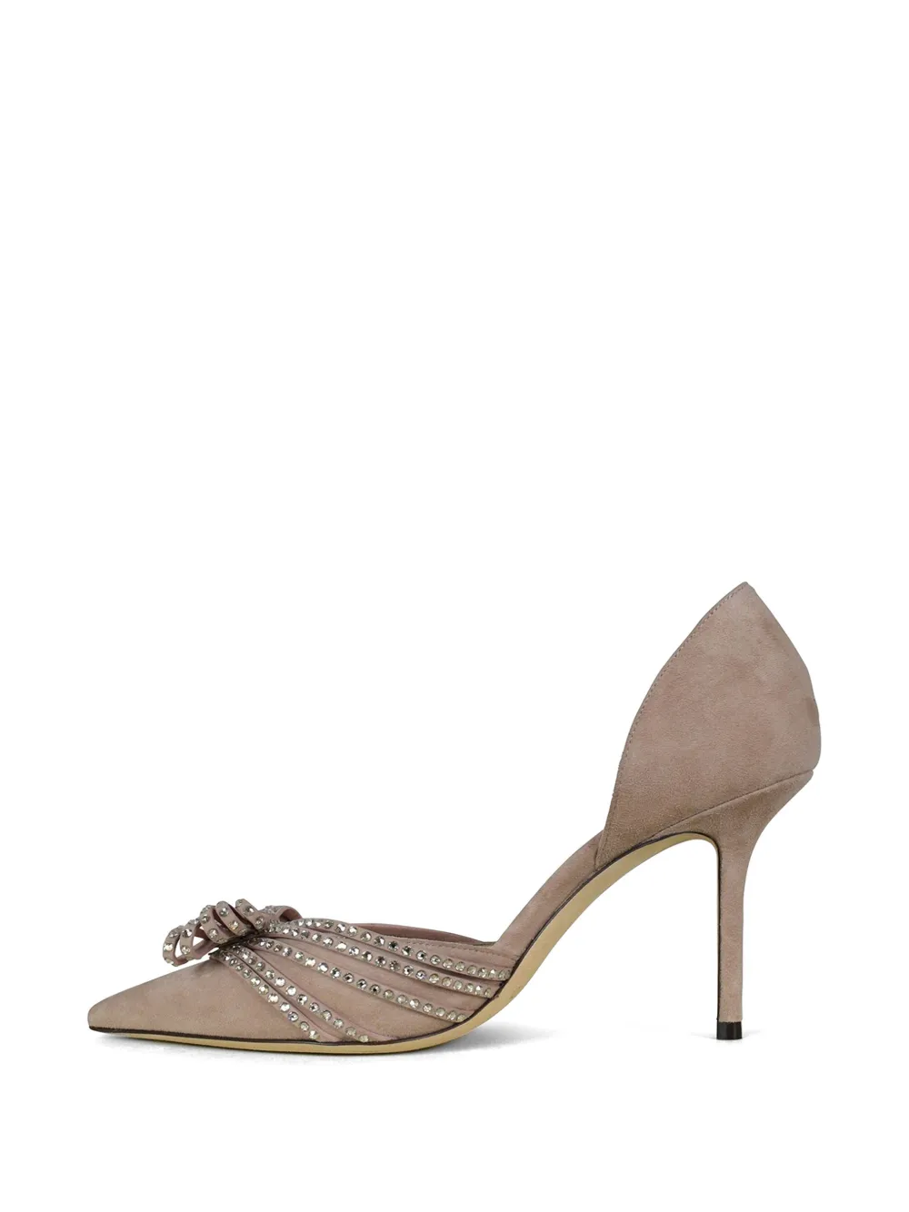 Jimmy Choo Pumps verfraaid met kristallen Beige