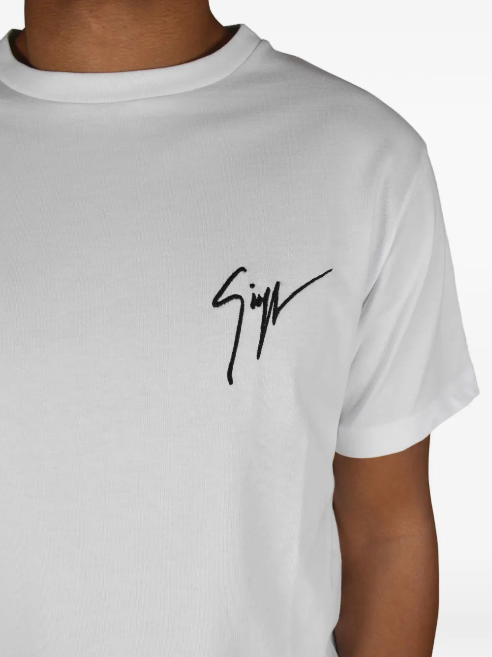 Giuseppe Zanotti T-shirt met logo Wit