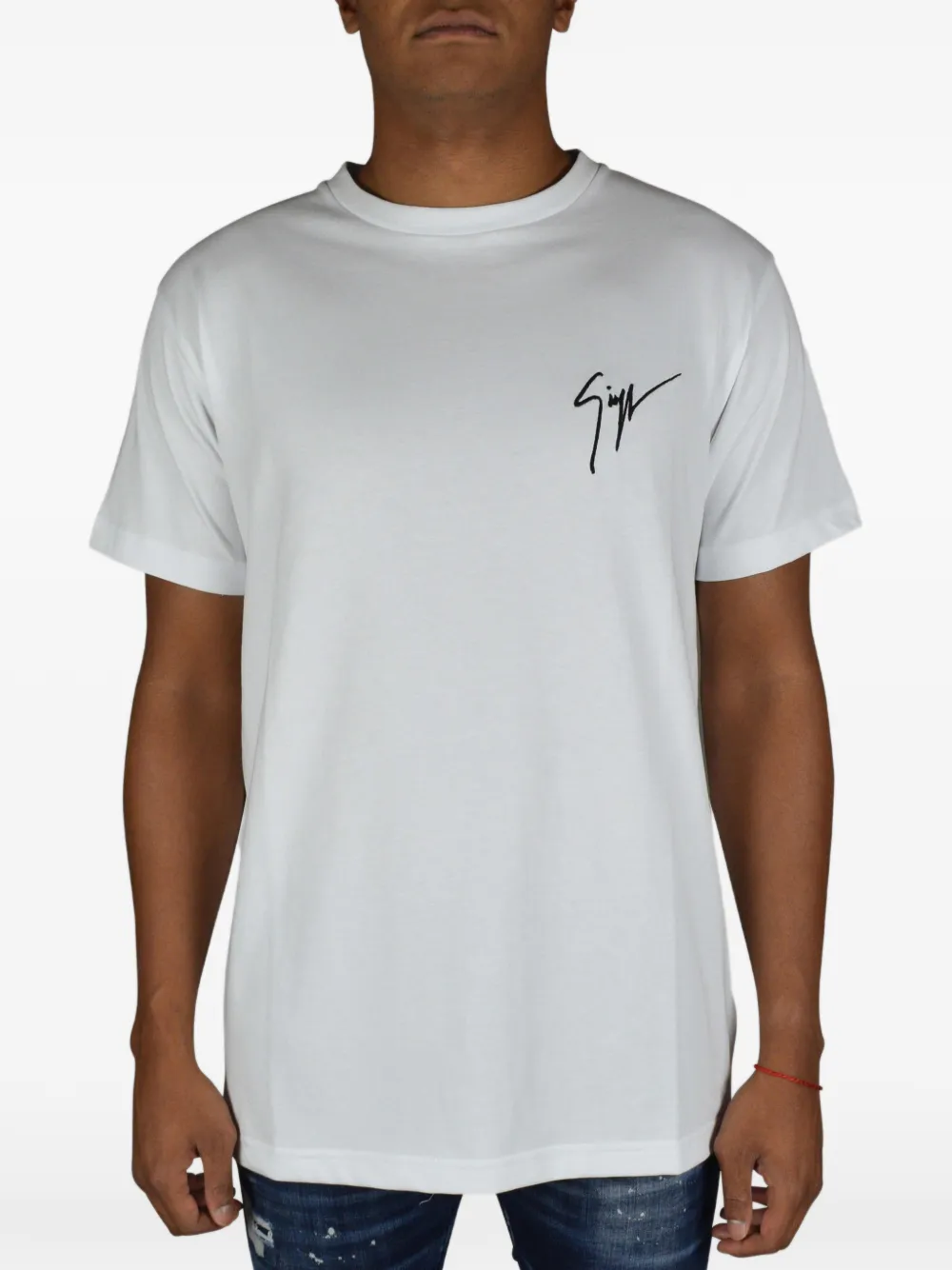 Giuseppe Zanotti T-shirt met logo Wit
