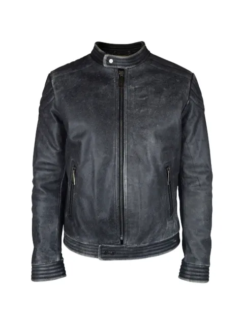 Philipp Plein stitching biker jacket