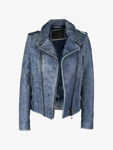 Philipp Plein silver zippers jacket