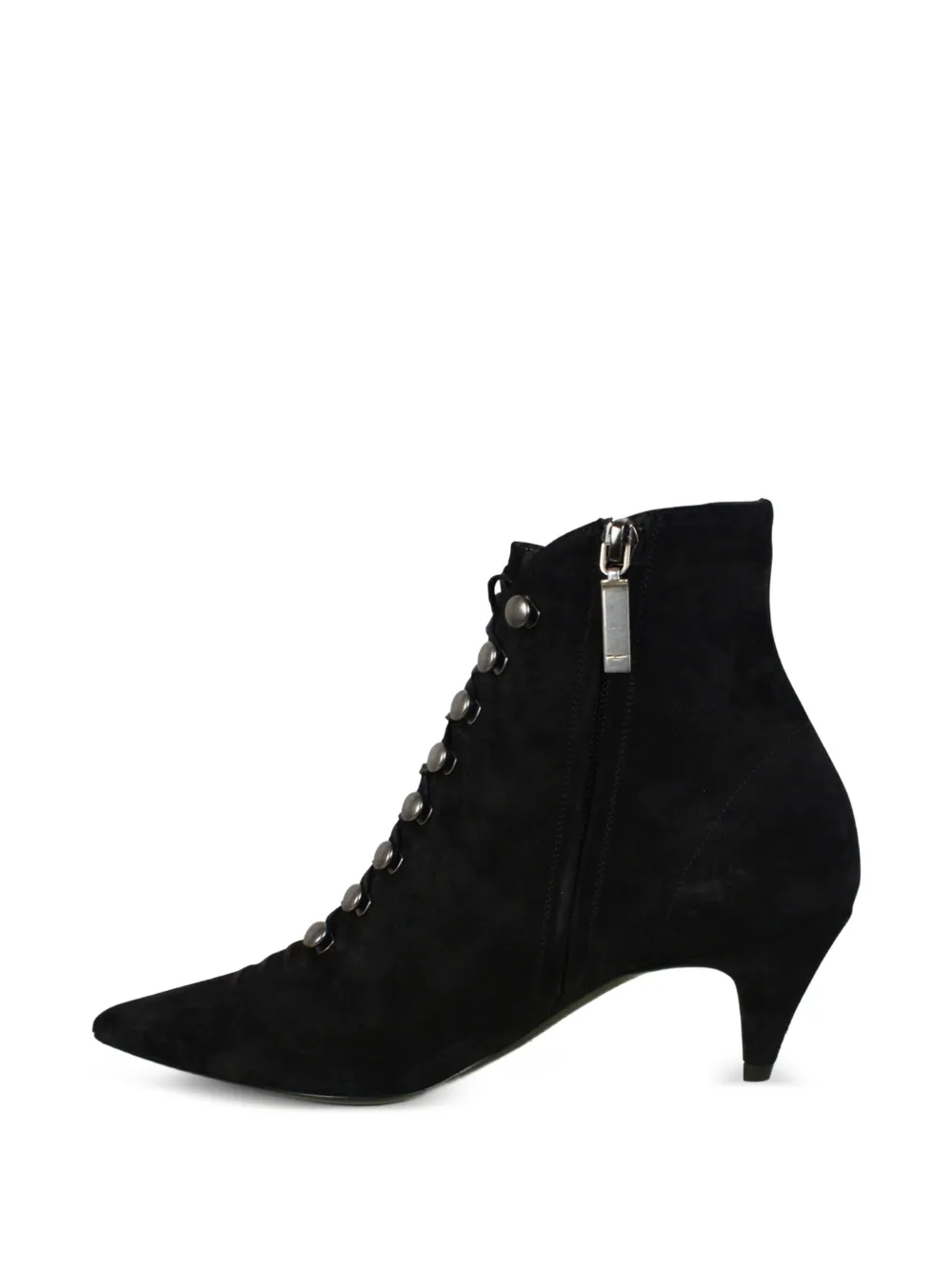 Saint Laurent Laarzen met puntige neus Zwart