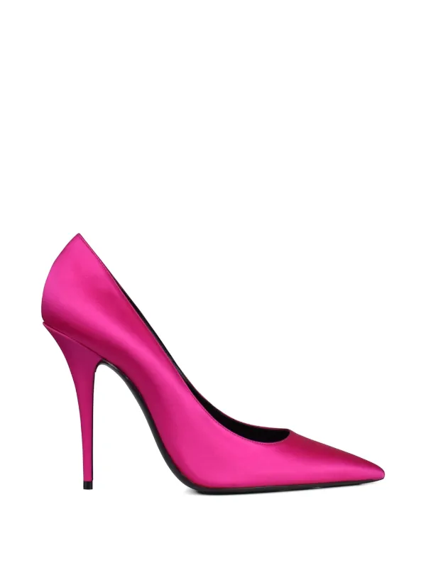 Saint Laurent Marilyn Pointed-toe Pumps in Pink