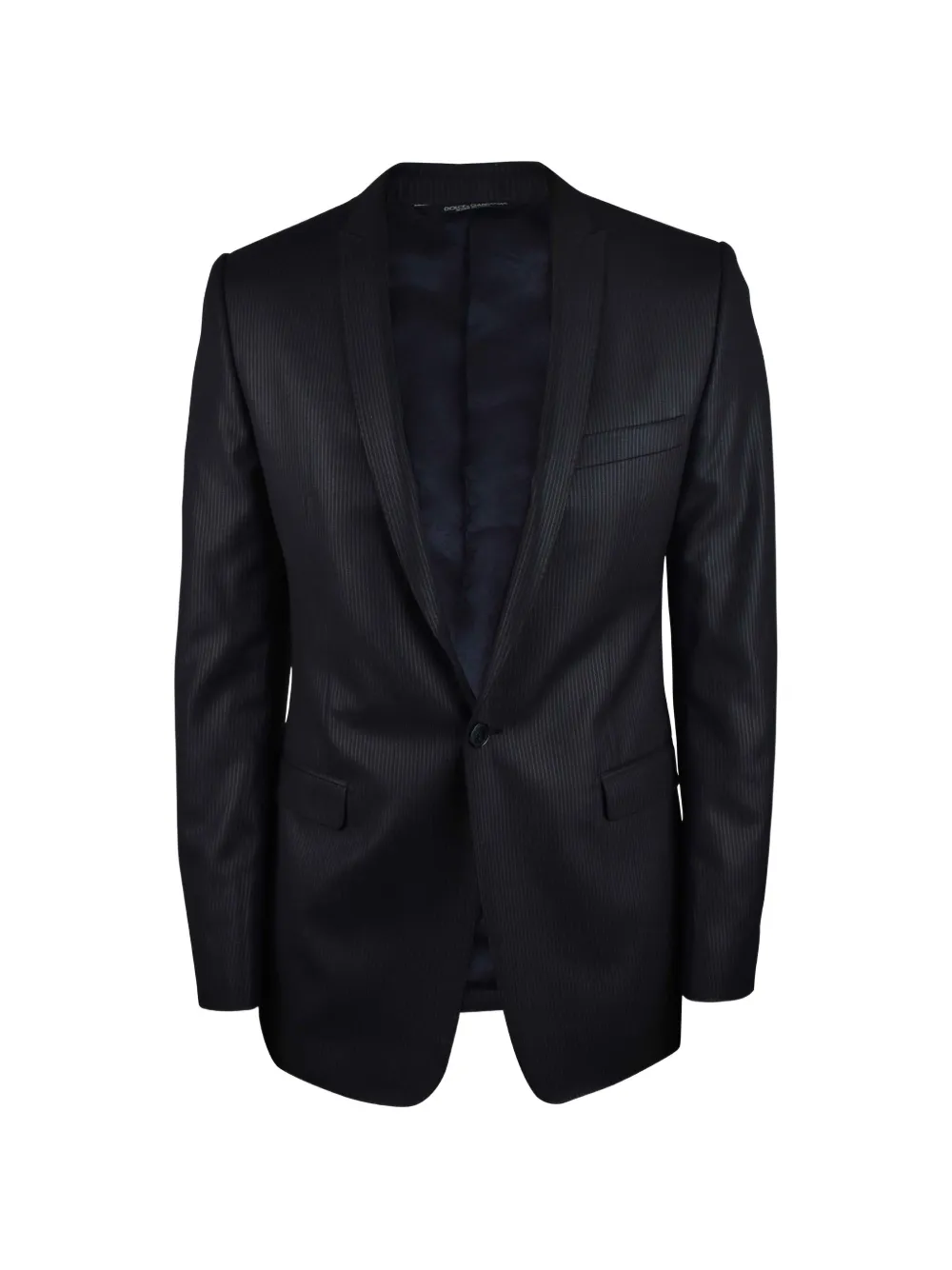Dolce & Gabbana Completo due pezzi gessato - Nero