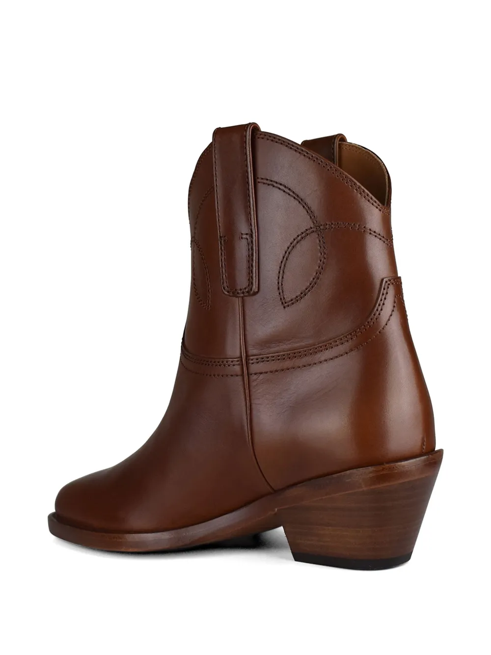 Lauren Ralph Lauren Jayme decorative-stitch cowboy boots Bruin