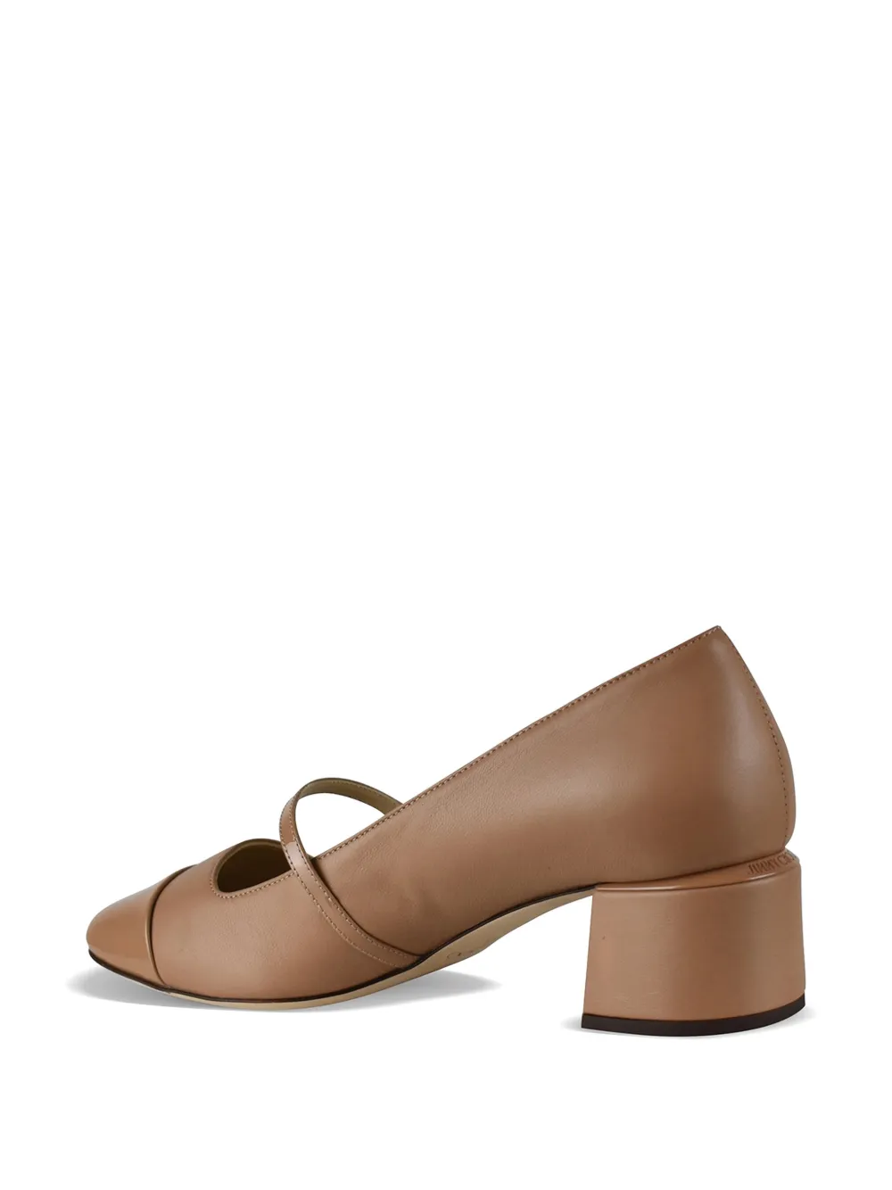 Jimmy Choo Elisa pumps met vierkante neus en parel Beige