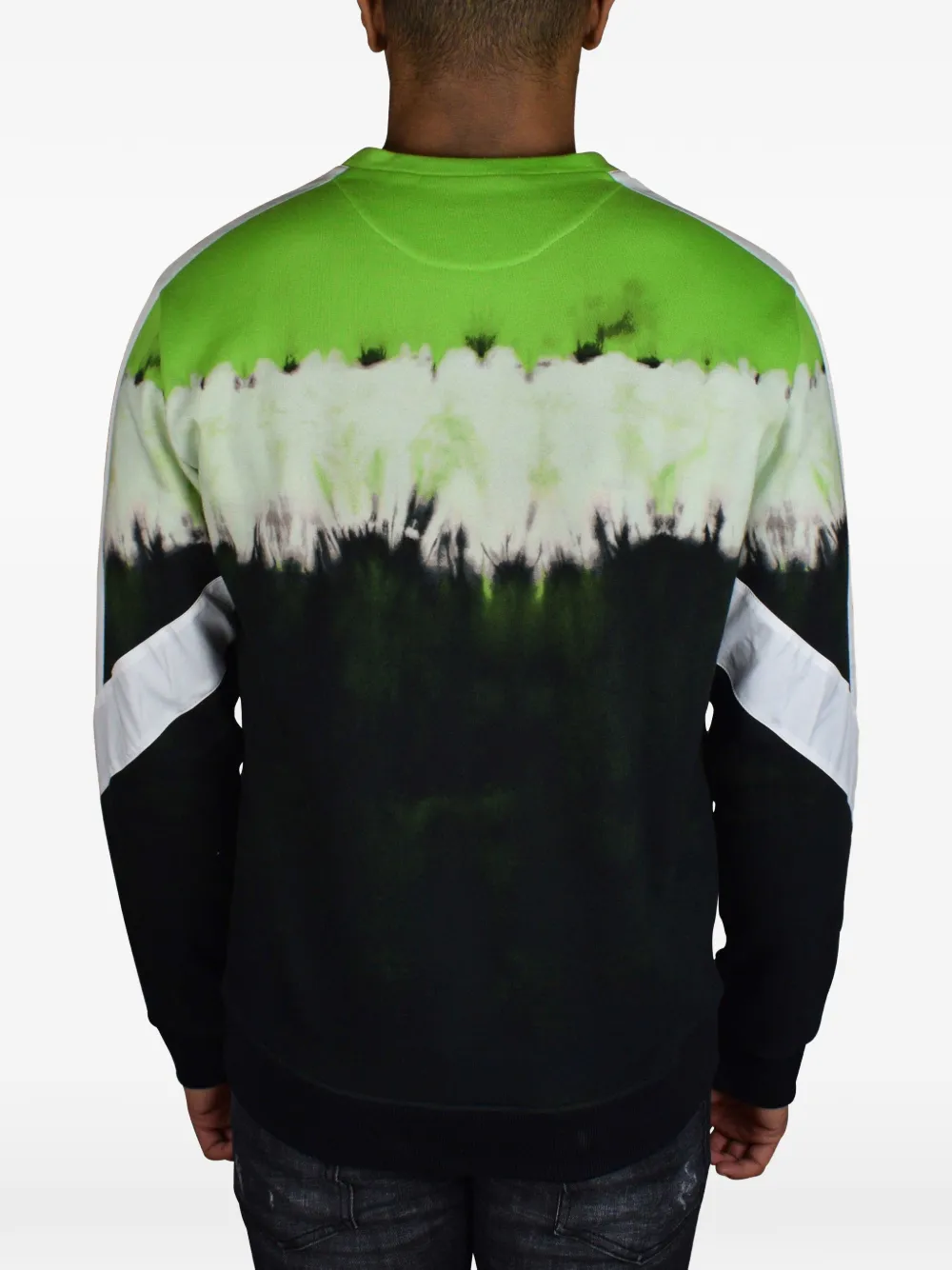 Valentino Garavani VLTN trui met tie-dye print Zwart