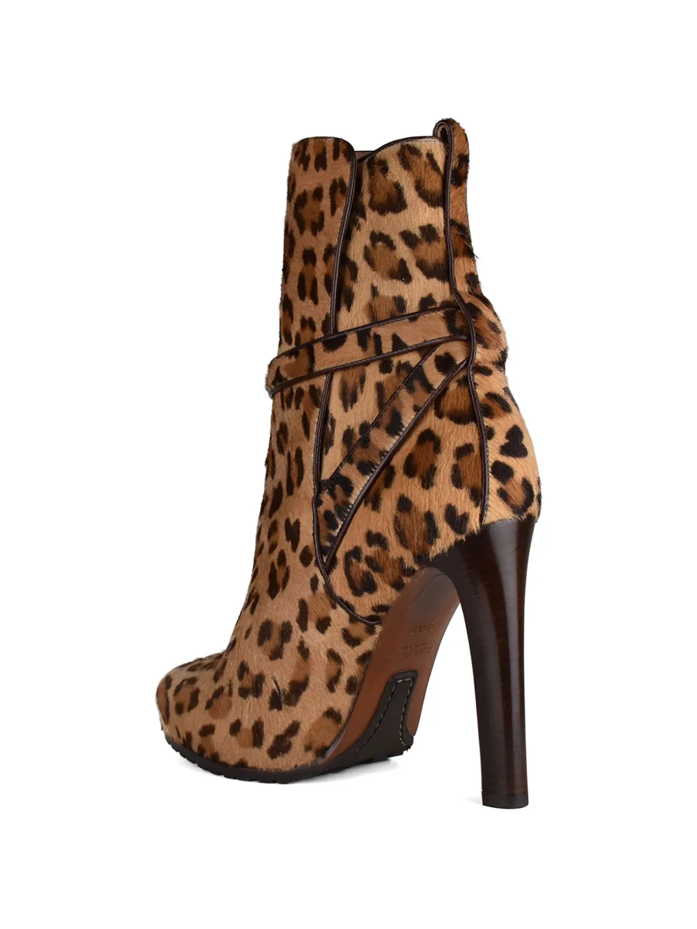 Lauren Ralph Lauren Recelle leopard-print boots Beige