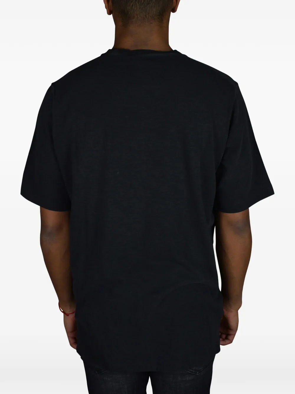 Dsquared2 Charcoal Grey Oversized T-shirt In Black