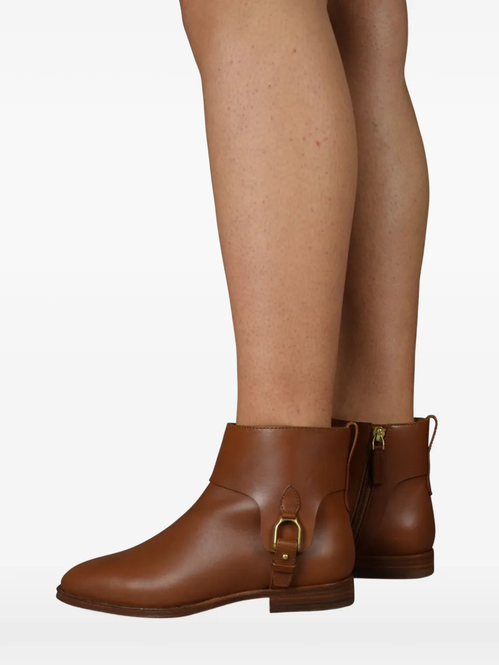 Lauren Ralph Lauren Reanne stirrup-buckle boots Bruin