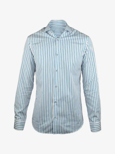 Moorer striped buttoned shirt