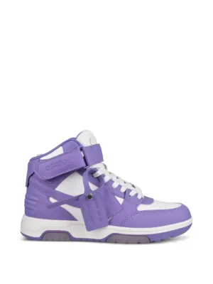 【限界値下げ】Off-White™ ハイカットスニーカー ネイビー × ホワイト Off-White（オフホワイト）メンズ ハイカットスニーカー - FARFETCH