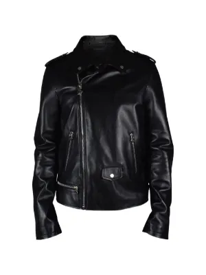 FENDI レザー ボンバージャケット | ブラック | FARFETCH JP