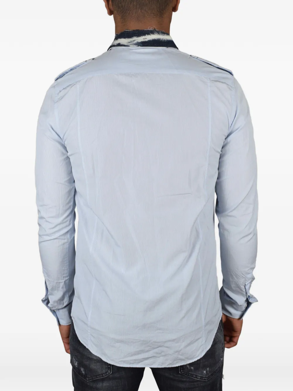 Balmain Denim overhemd Blauw