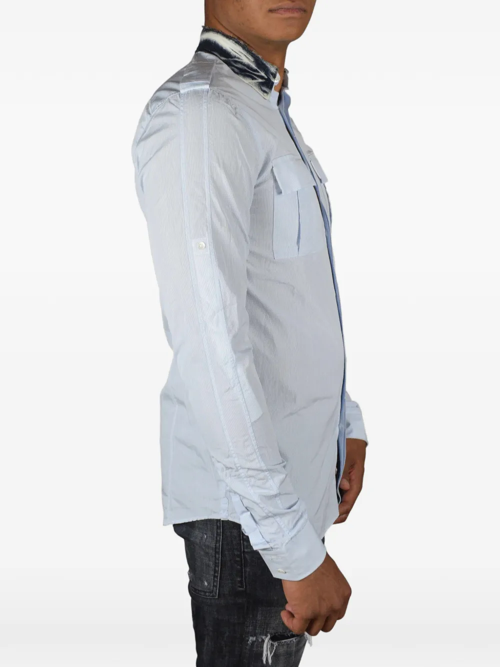Balmain Denim overhemd Blauw
