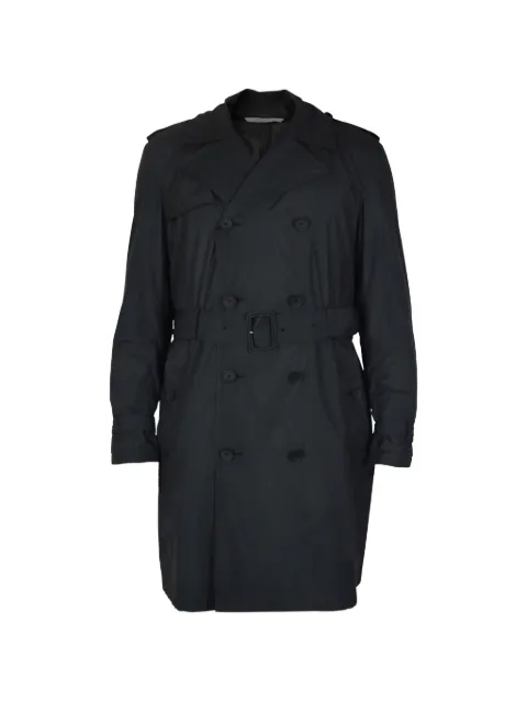 Valentino Garavani button closure belted trench coat