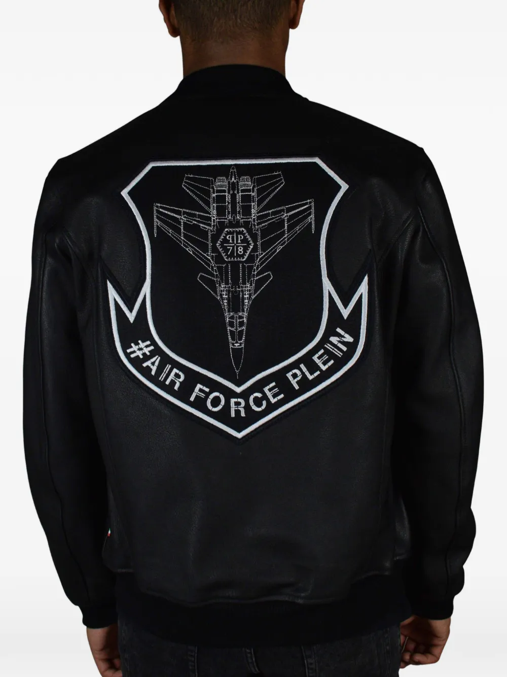 Philipp Plein Bomberjack met rits Zwart