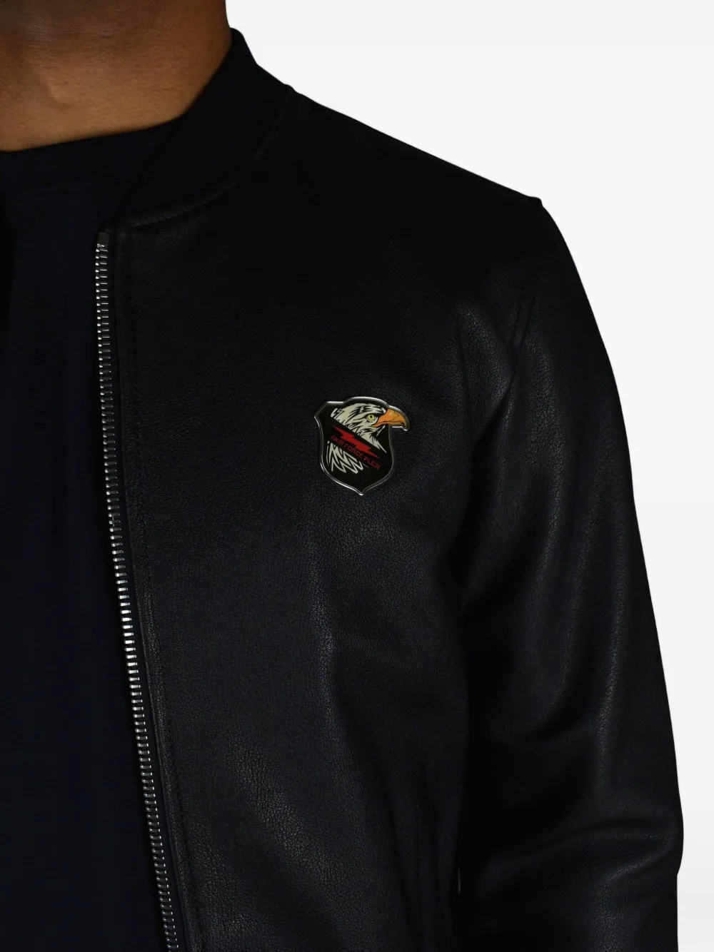 Philipp Plein Bomberjack met rits Zwart