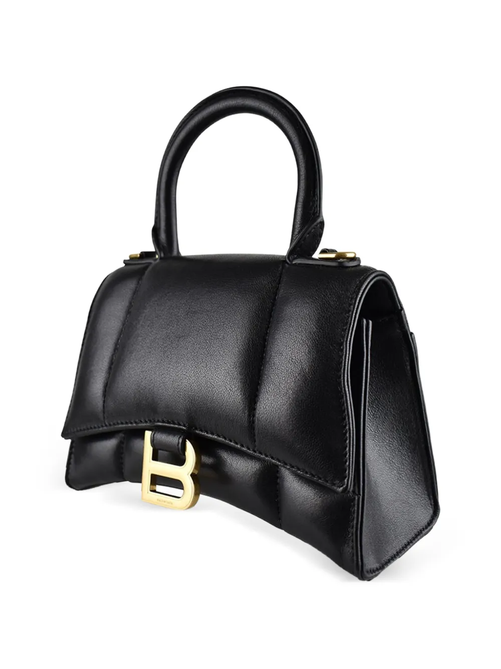 Balenciaga Gewatteerde Hourglass tas Zwart
