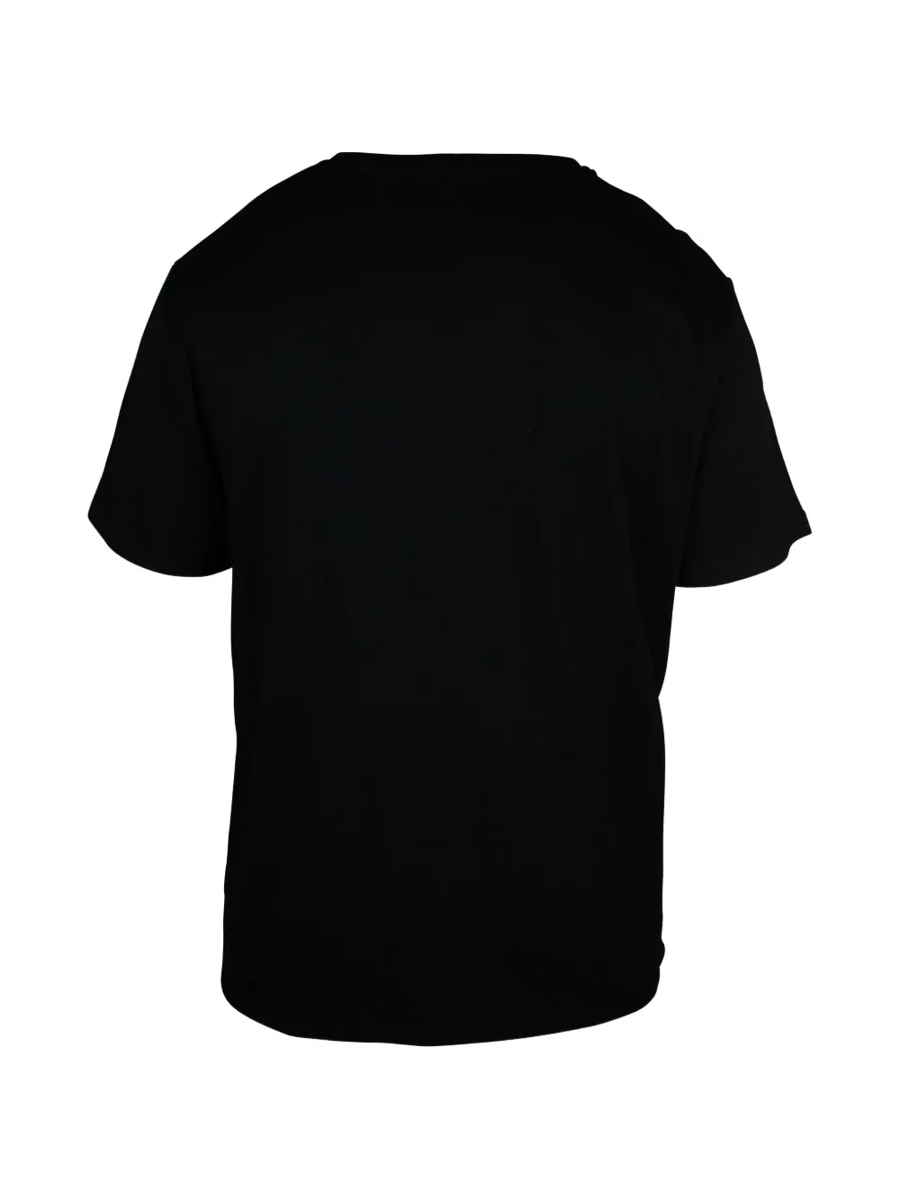 Balmain Oversized Textured Logo T-shirt In Black