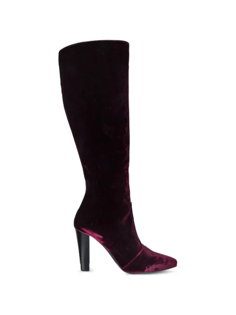 Saint Laurent lily velvet boots