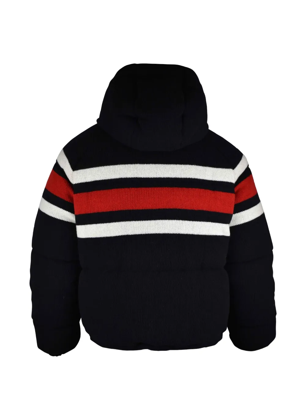 Prada Gewatteerd jack verfraaid met logo Blauw