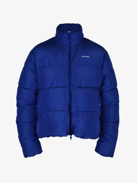 Balenciaga quilted logo jacket