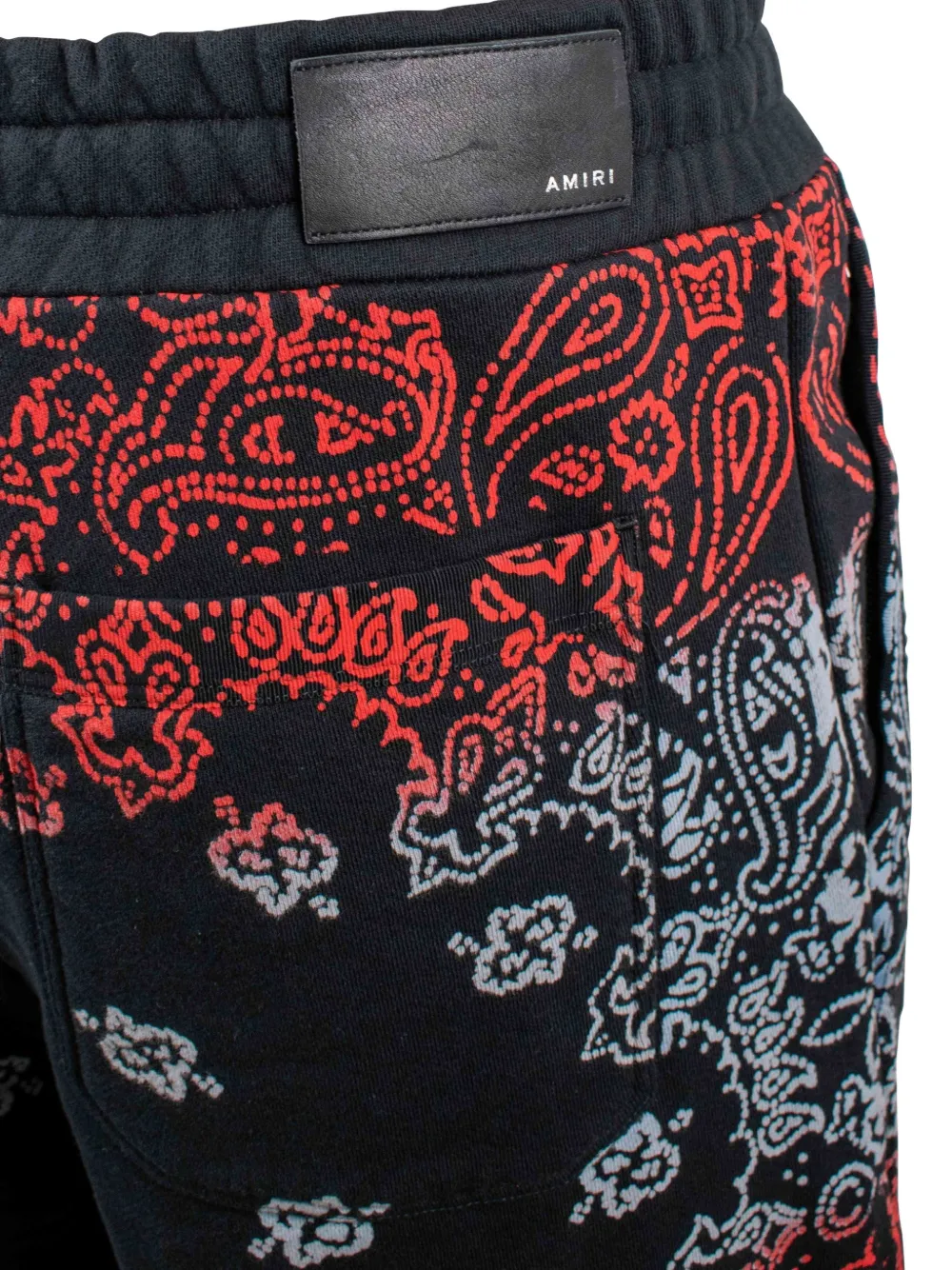 AMIRI Trainingsshorts met bandanaprint Zwart