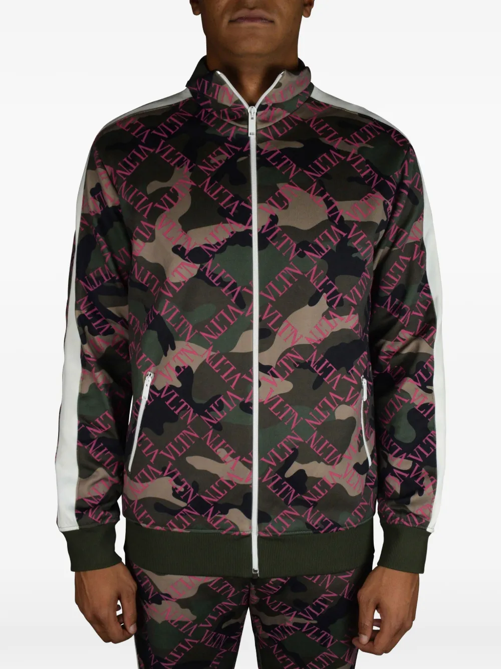 Valentino Garavani Sweater met logoprint Groen