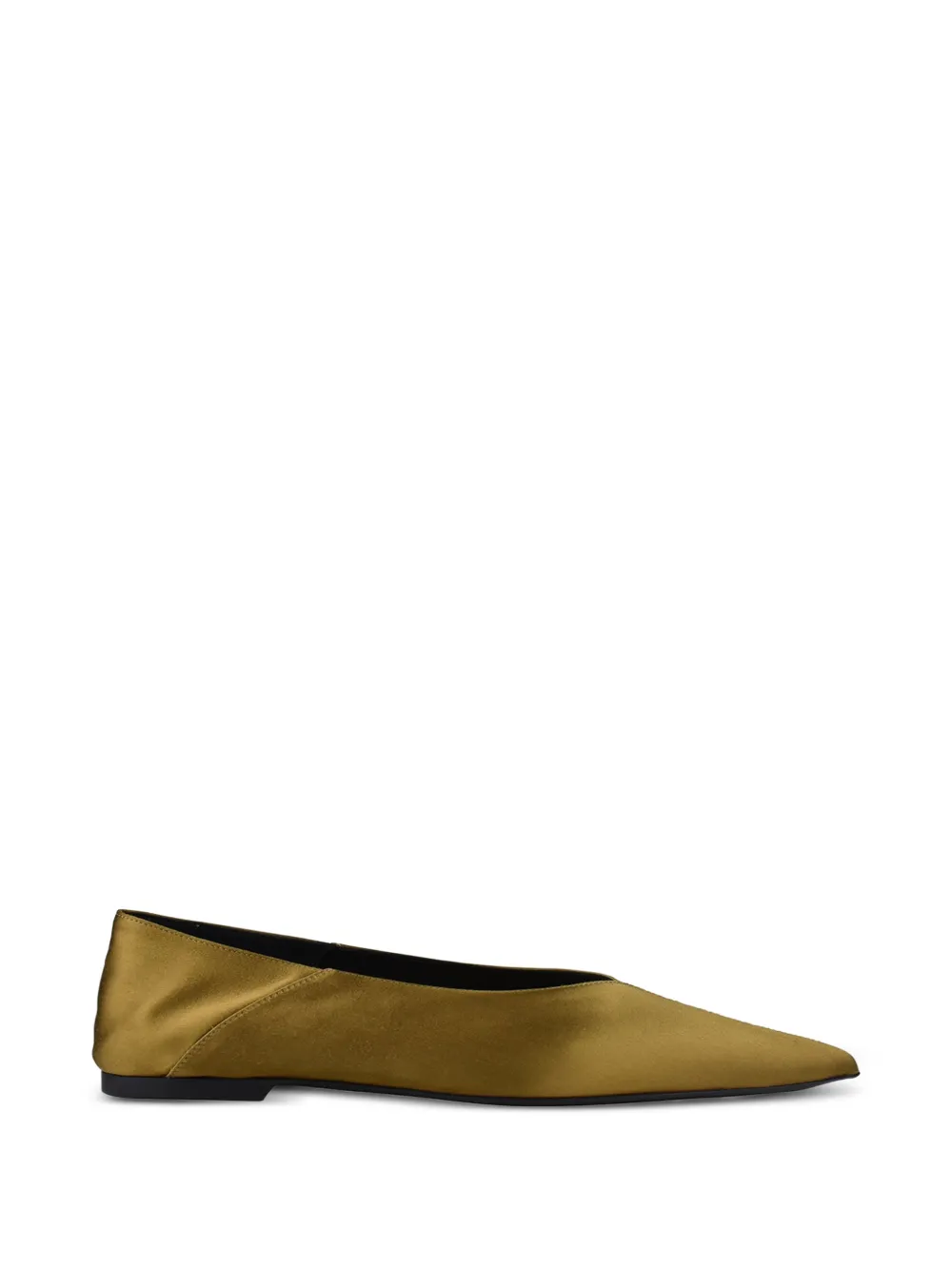 Saint Laurent Mules mit spitzer Kappe - Grün