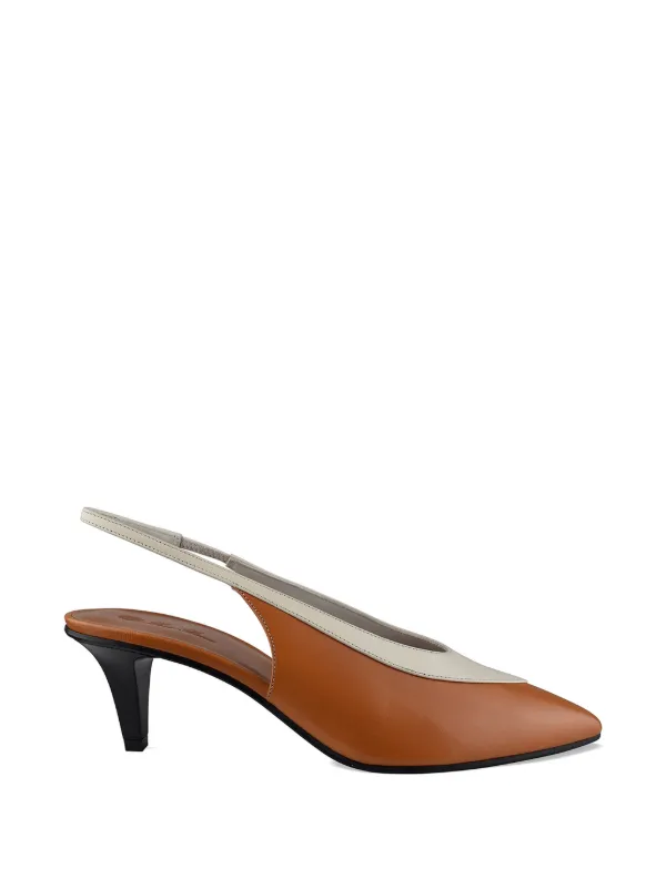 Loro Piana Pointed Leather Pumps in Neutrals