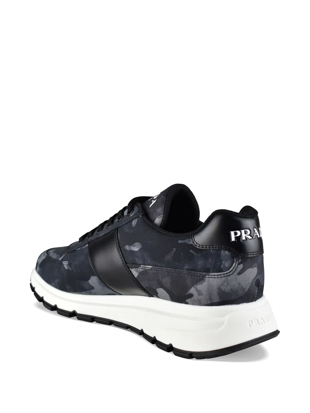 Prada Prax sneakers met camouflageprint Grijs