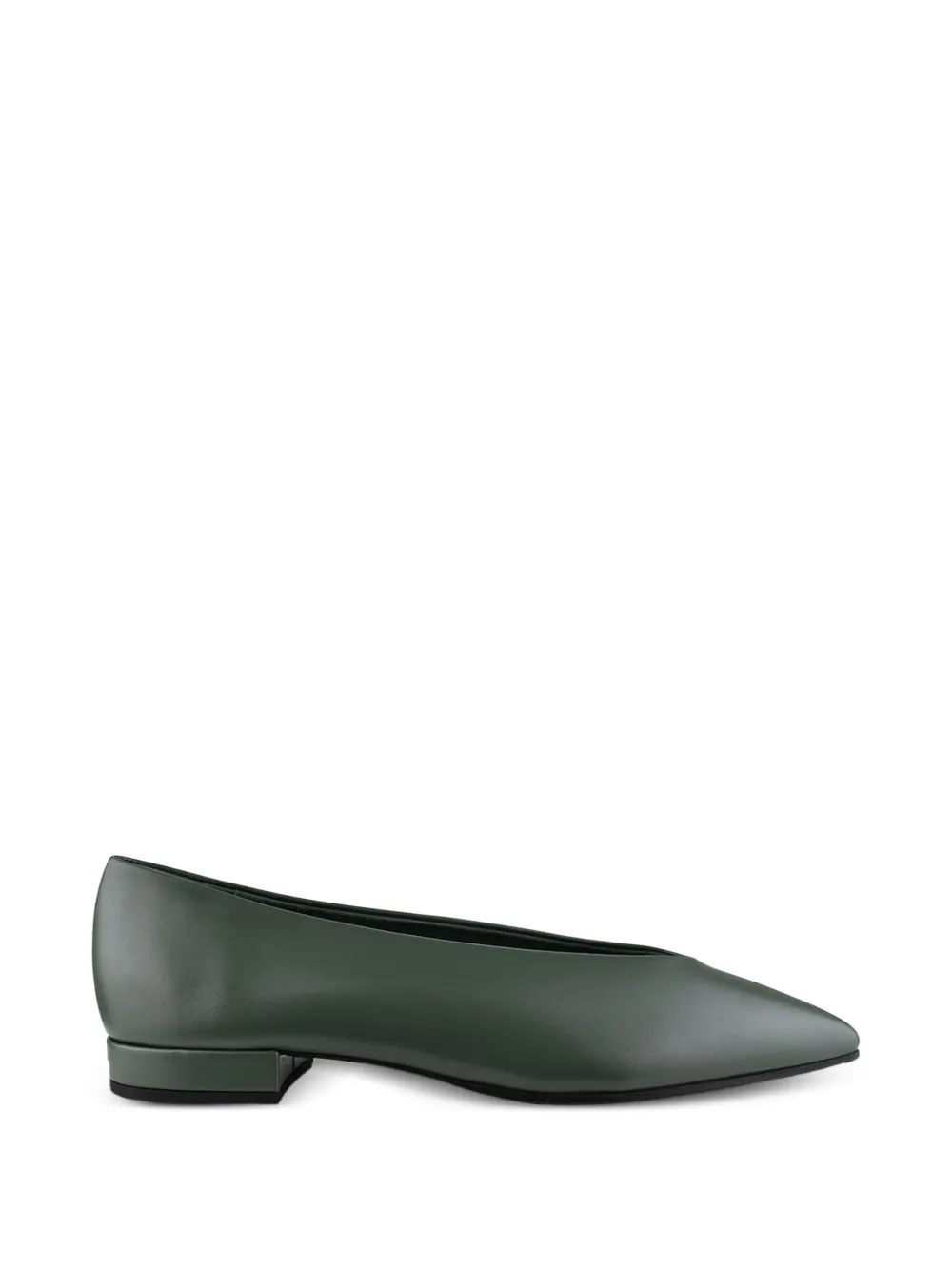 Loro Piana Rebecca pointed-toe ballet flats Groen