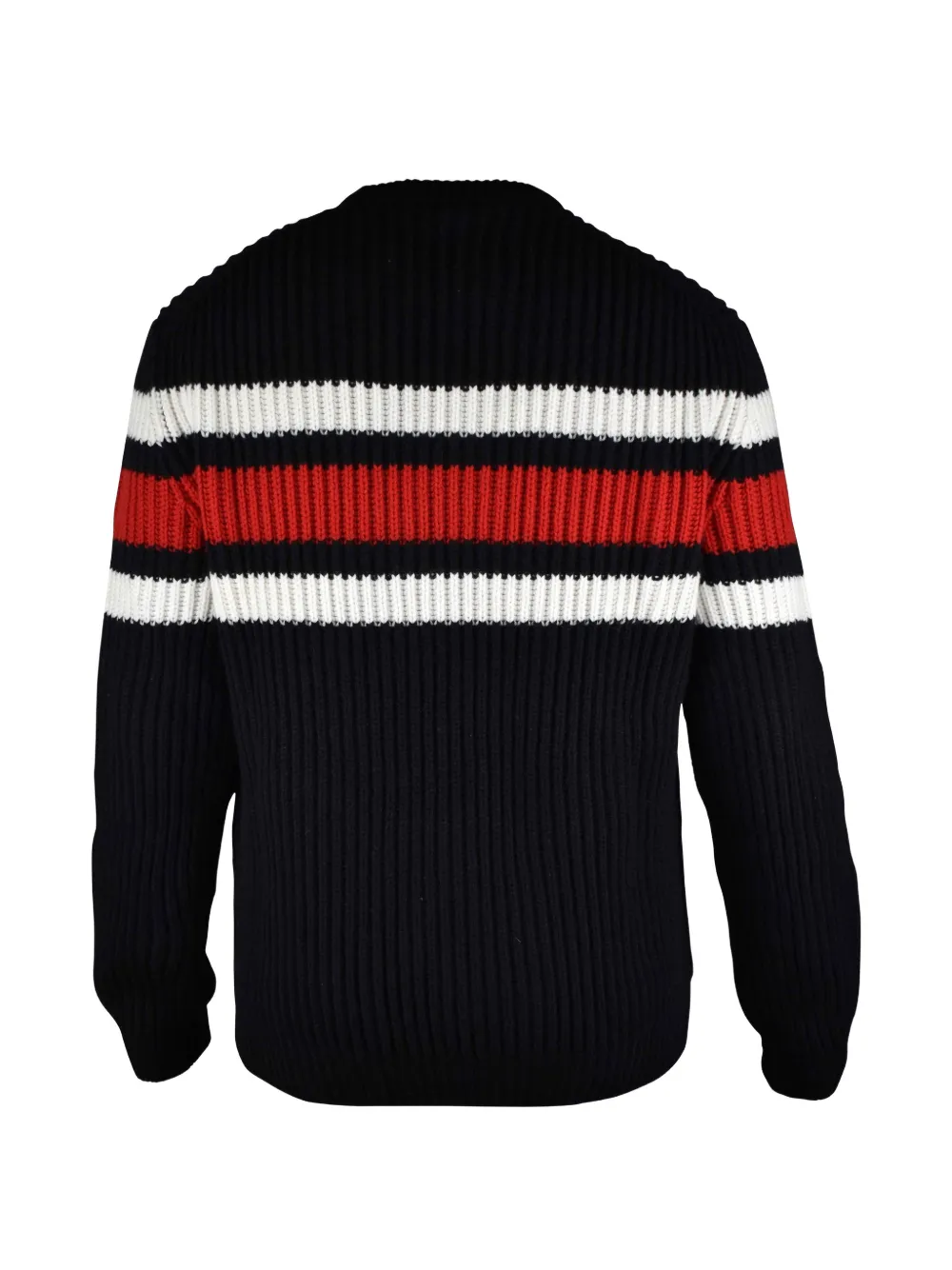 Prada Trui met ronde hals en logo Blauw