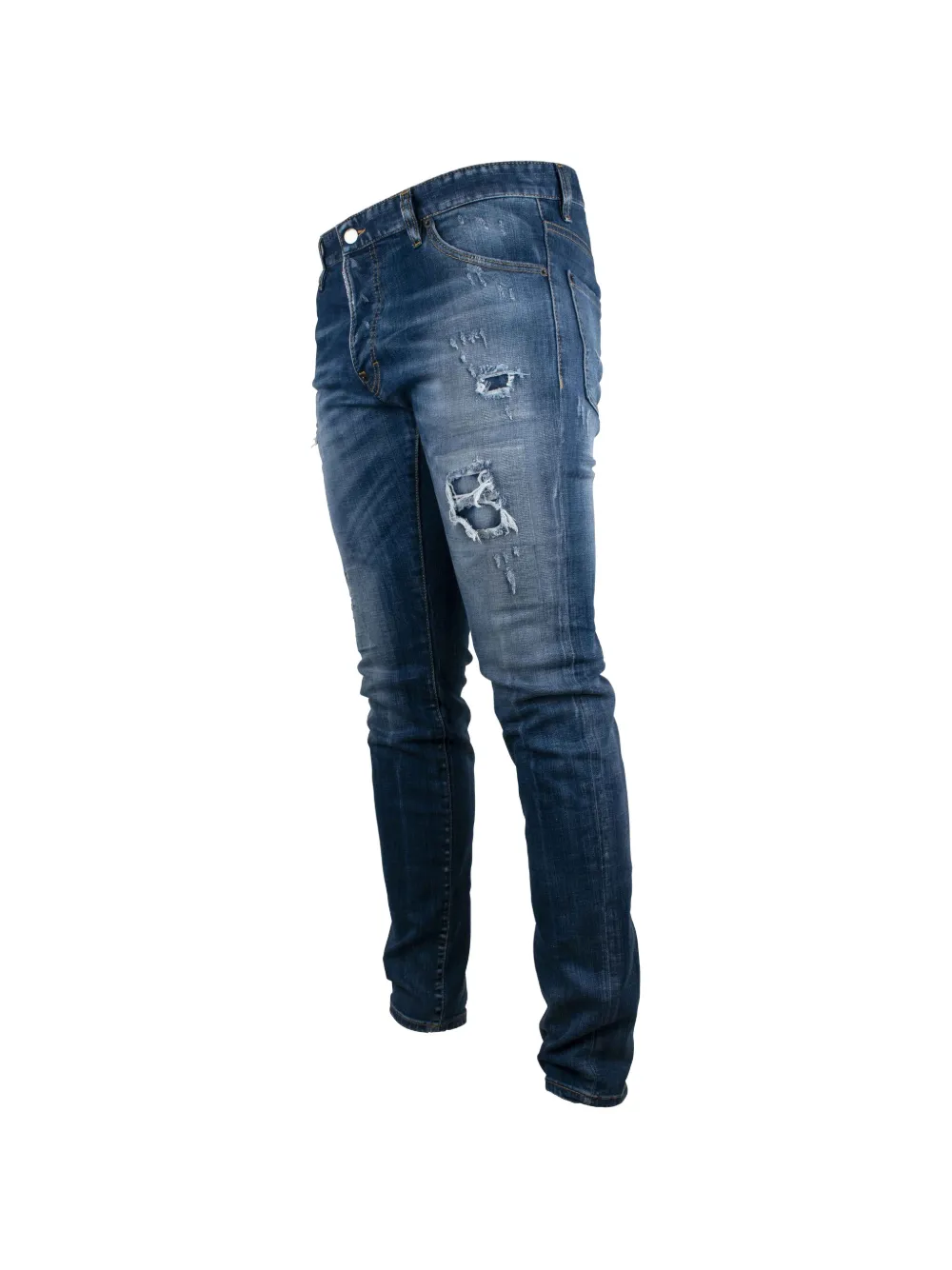 DSQUARED2 Cool Guy jeans met gerafeld effect Blauw