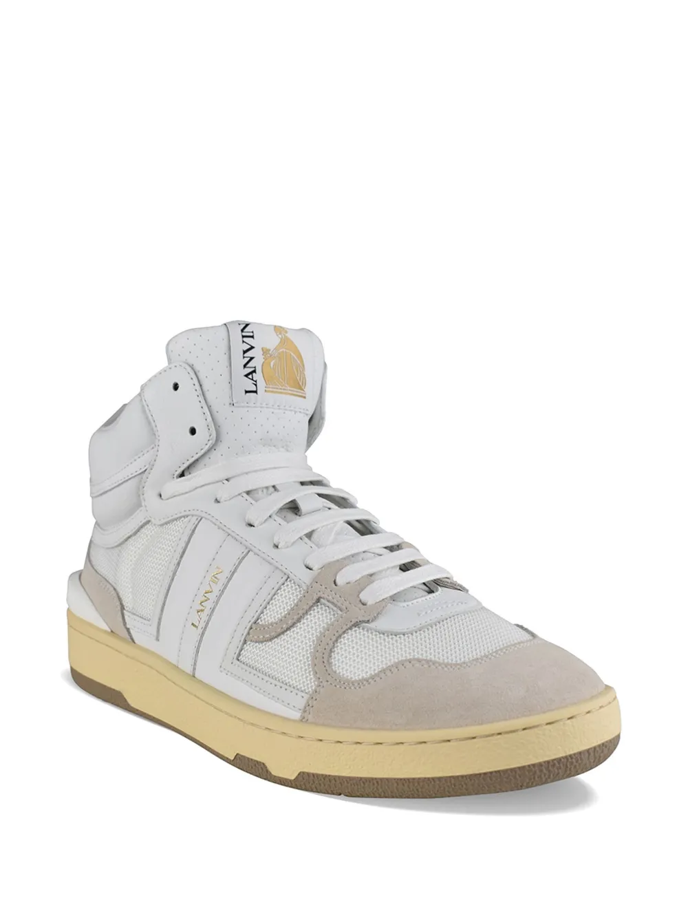 Lanvin High-top Clay sneakers Wit