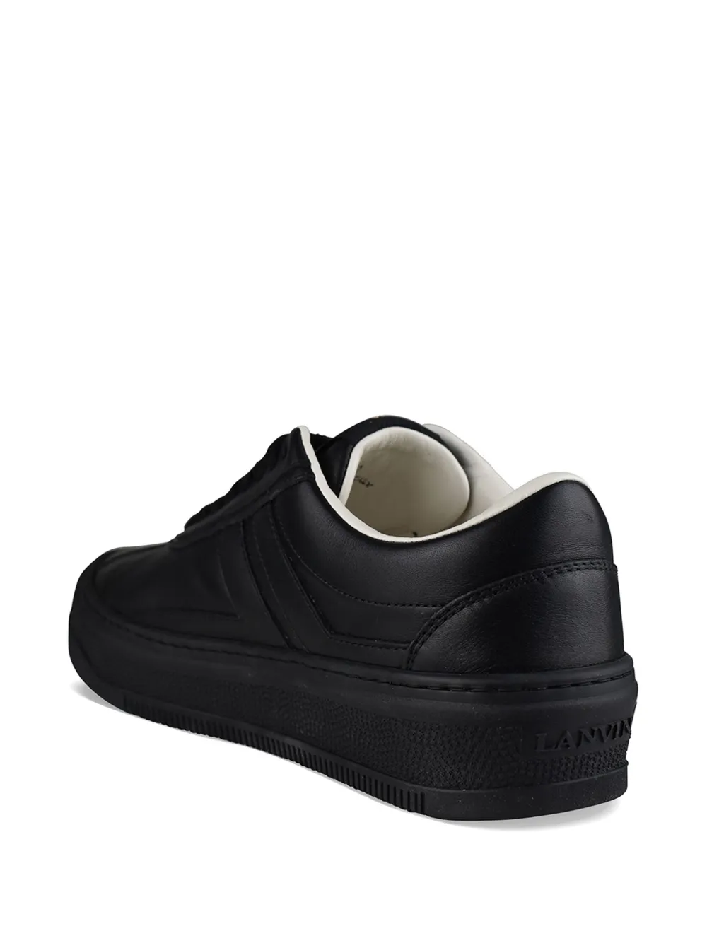Lanvin Leren sneakers Zwart